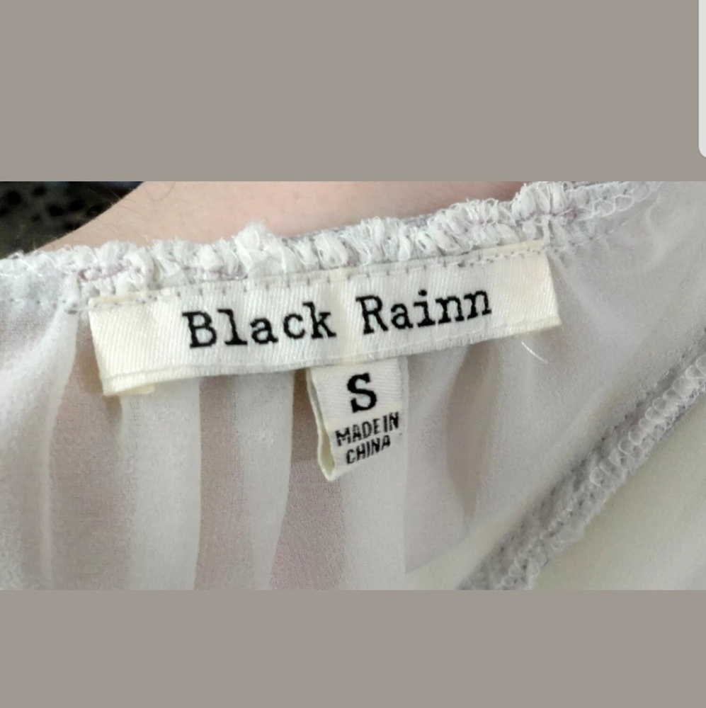 Black Rainn stitch fix hippie blouse size small - Picture 3 of 3
